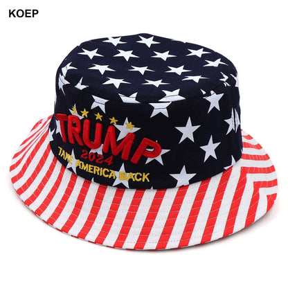 2024 MAGA Bucket Hat - Unisex Take America Back Sun Protector - Great Again Donald