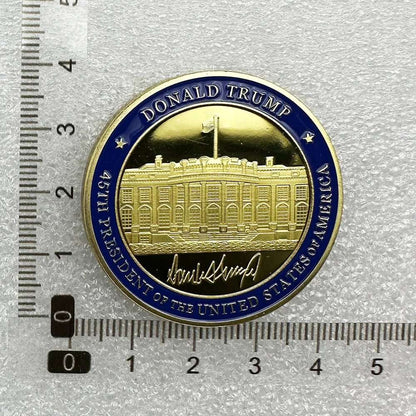 2024 Trump Gold Commemorative Coin - 45th President of the United States - Great Again Donald