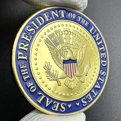 2024 Trump Gold Commemorative Coin - 45th President of the United States - Great Again Donald