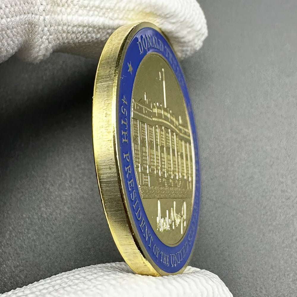 2024 Trump Gold Commemorative Coin - 45th President of the United States - Great Again Donald