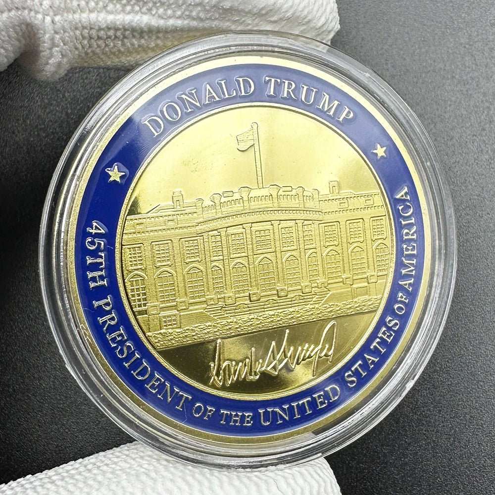 2024 Trump Gold Commemorative Coin - 45th President of the United States - Great Again Donald