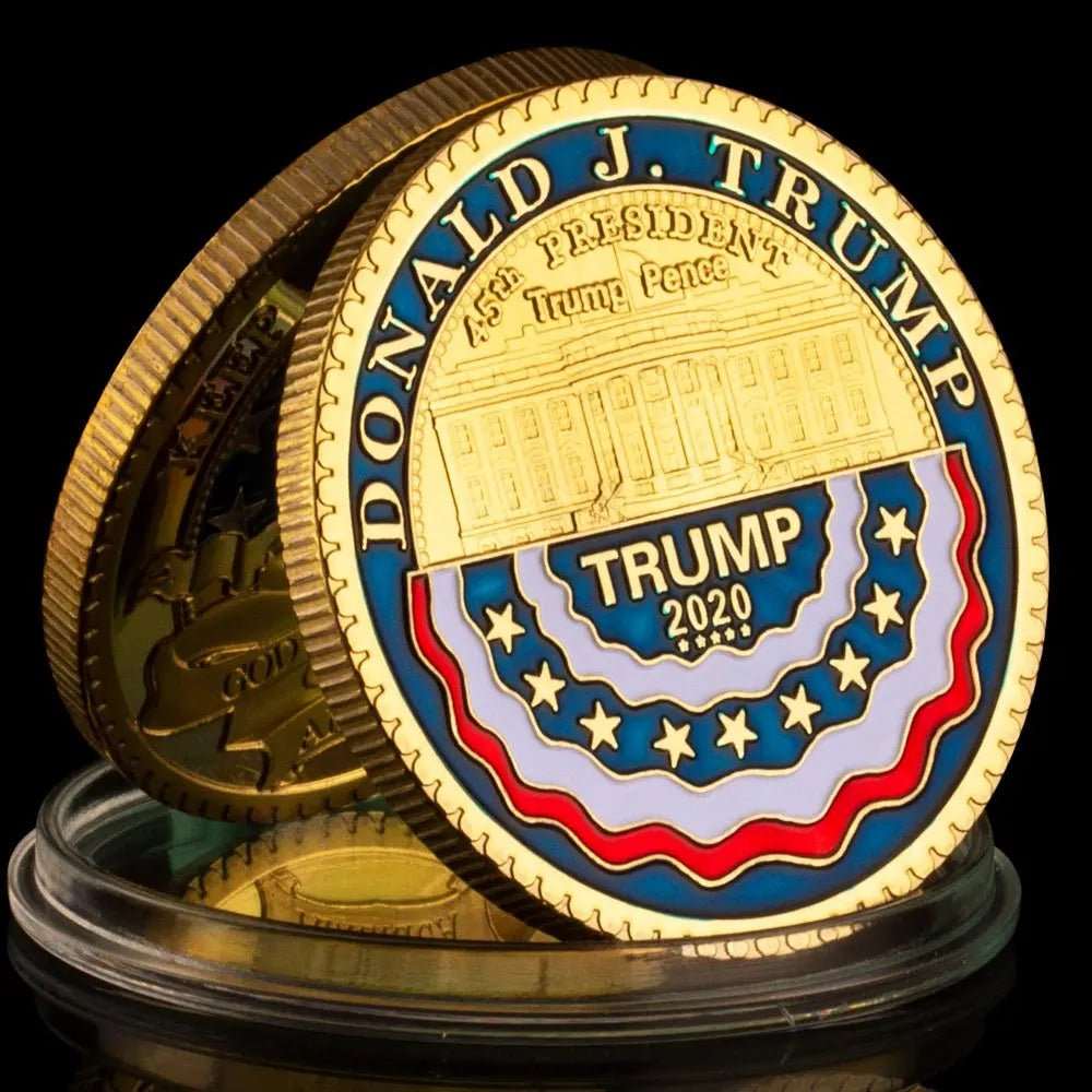 Donald Trump Keep America Great - Gold Plated Commemorative Coin - Great Again Donald