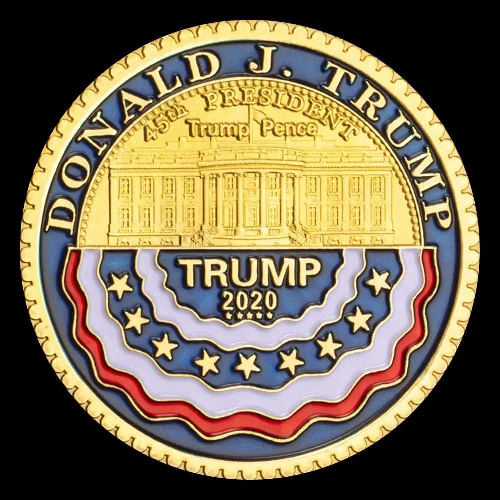 Donald Trump Keep America Great - Gold Plated Commemorative Coin - Great Again Donald