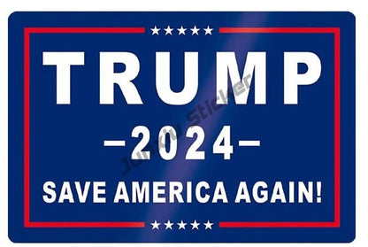 Trump 2024 Car & Laptop Decal Sticker Set - Great Again Donald