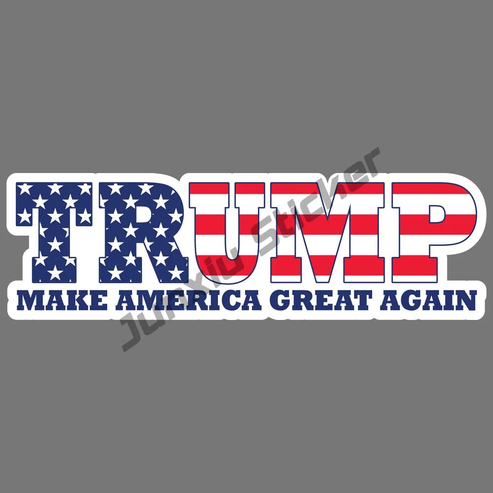 Trump 2024 Car & Laptop Decal Sticker Set - Great Again Donald