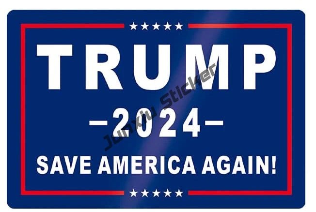 Trump 2024 Car & Laptop Decal Sticker Set - Great Again Donald