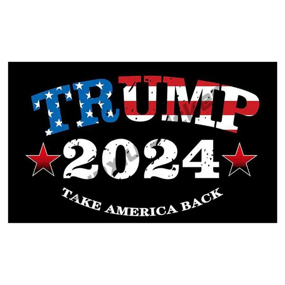 Trump 2024 Car & Laptop Decal Sticker Set - Great Again Donald