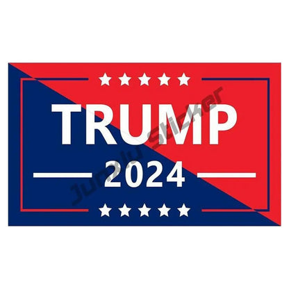 Trump 2024 Car & Laptop Decal Sticker Set - Great Again Donald