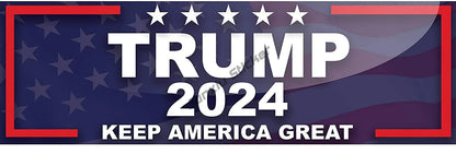 Trump 2024 Car & Laptop Decal Sticker Set - Great Again Donald