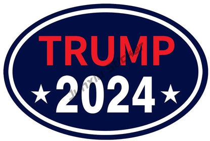 Trump 2024 Car & Laptop Decal Sticker Set - Great Again Donald