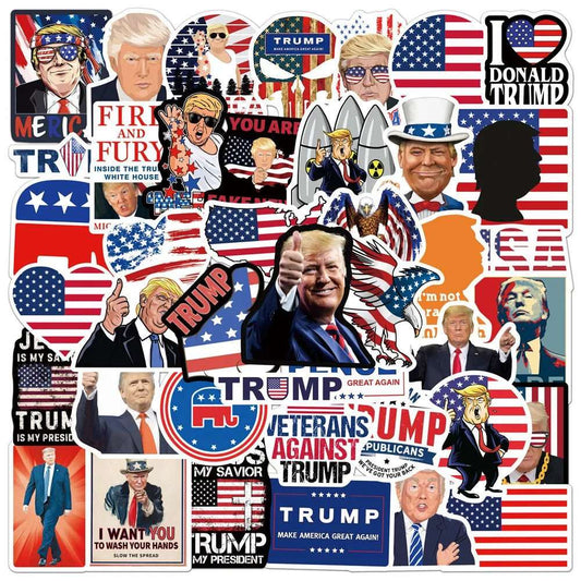 Trump 2024 Presidential Election Humor Sticker Pack | trump 2024, trump 2024 merchandise, trump gifts, trump mugshot stickers, trump stickers | Great Again Donald