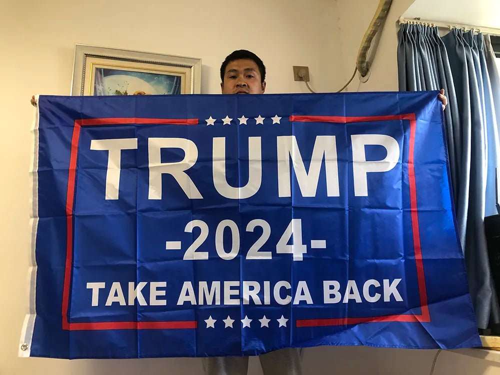 Trump 2024 'Take America Back' Flag - 3x5 ft Donald Trump Keep America Great Flag | trump 2024, trump 2024 flag, trump flag, trump flag 2024, trump flags | Great Again Donald