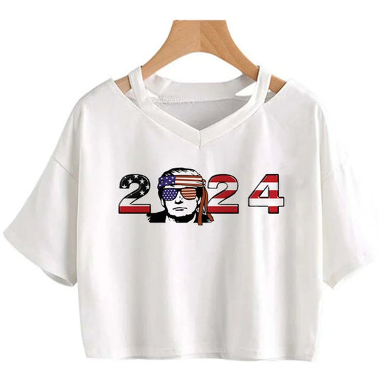 Trump-inspired Women's Anime T-Shirt - Harajuku Style | donald trump shirt, trump shirt, trump shirts, trump t shirt, trump t shirts, trumps t shirt | Great Again Donald
