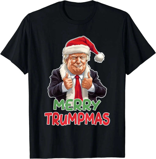 Trumpmas Celebration Tee - Santa Trump Graphic Shirt for All | donald trump shirt, trump shirt, trump shirts, trump t shirt, trump t shirts, trumps t shirt | Great Again Donald